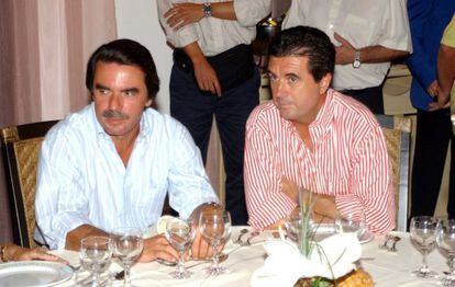 José María Aznar y Jaume Matas, en una imagen de archivo.