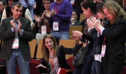 Trinidad Roll&aacute;n, en el congreso del PSM.