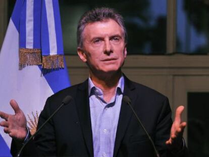  El presidente argentino, Mauricio Macri.