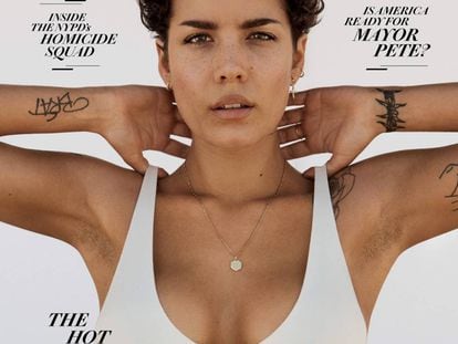 La portada de 'Rolling Stone' con la cantante Halsey que está provocando el debate.