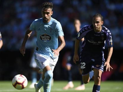 Brais Méndez, ante el Valladolid