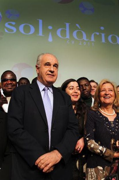 Rafael Blasco, en un acto de entrega de premios a ONG.