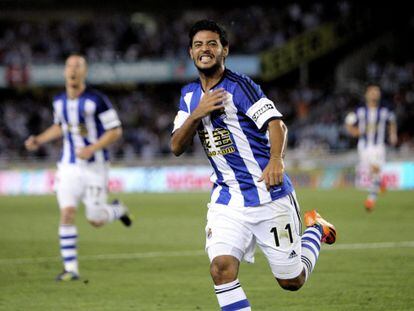 Carlos Vela, tras marcarle el domingo al Real Madrid