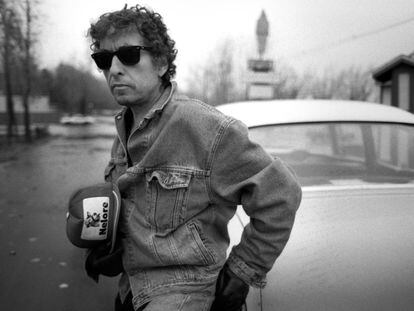 Bob Dylan, retratado en 1997.