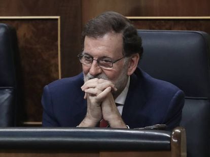 Mariano Rajoy, en el Congreso.