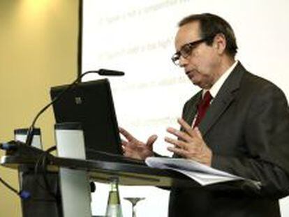 El economista Juan Jos&eacute; Toribio, asesor t&eacute;cnico de la AEB. 