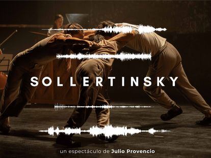 Cartel promocional de la obra 'Sollertinsky', que puede verse en la Sala Cuarta Pared del 15 de febrero al 2 de marzo.