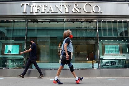 El escaparate de una tienda de Tiffany & Co. en Manhattan, Nueva York, el pasado septiembre.