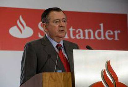 En la imagen, el consejero delegado del Banco Santander, Alfredo Sáenz. EFE/Archivo