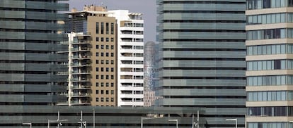 Edificios de oficinas en el distrito tecnológico del 22@.