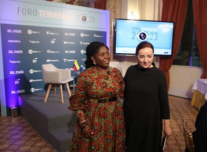 Francia Márquez und Pepa Bueno, diesen Mittwoch in Madrid.
