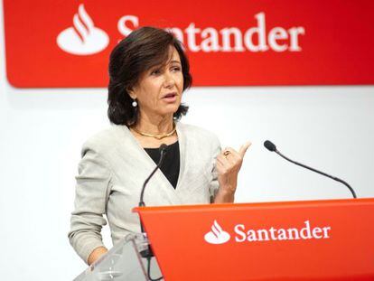 Ana Patricia Bot&iacute;n, presidenta de Santander