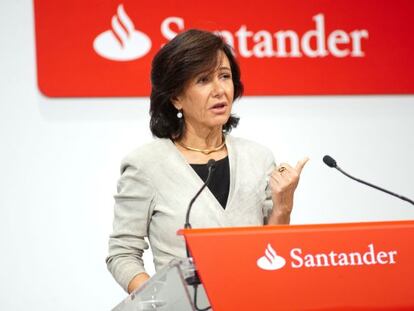 Ana Patricia Bot&iacute;n, presidenta de Santander