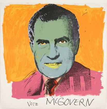 'Vote McGovern' (1972), de Andy Warhol.