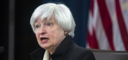 La presidenta de la Reserva Federal de Estados Unidos, Janet Yellen. 