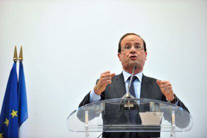 El candidato socialista a la presidencia de Francia, Fran&ccedil;ois Hollande.