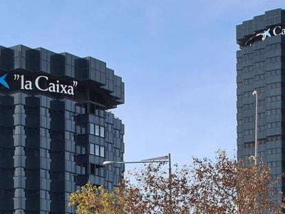 Sede de CaixaBank, en Barcelona.