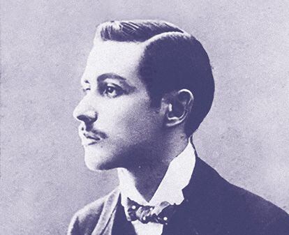 El poeta Juan Ramón Jiménez, en una imagen de 1900 que ilustra la portada de su 'Diario íntimo'.