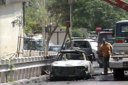 El automóvil que los terroristas querían explotar en la embajada