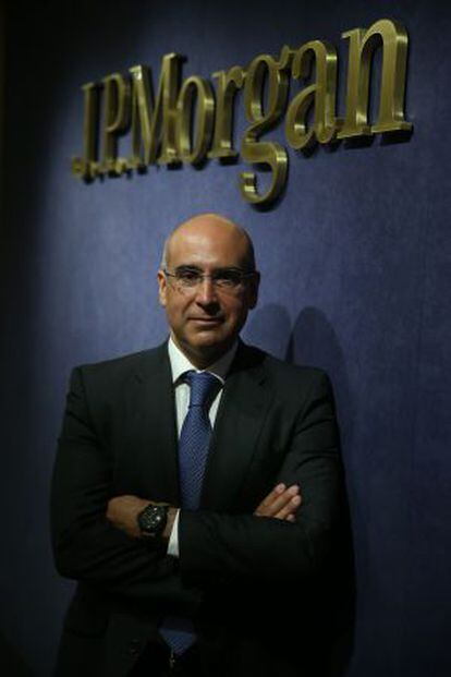 Juan Soto, en la sede de J.P. Morgan en Madrid