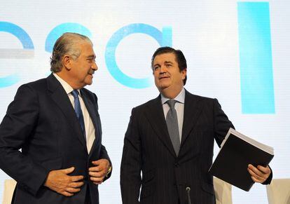 Jos&eacute; Bogas, consejero delegado de Endesa, y Borja Prado, presidente. 