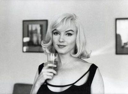 Retrato de Marilyn Monroe.