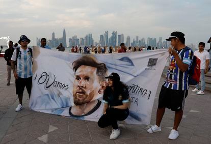 Los argentinos son los más ruidosos en la llamada cornisa de Doha.