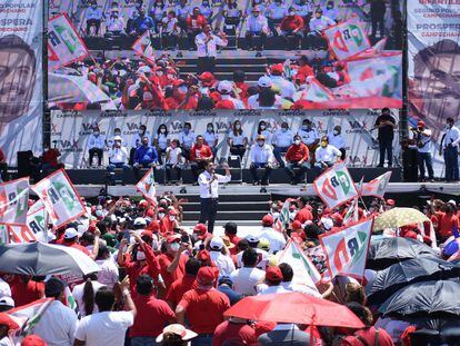 Acto de campaña del PRI en Campeche