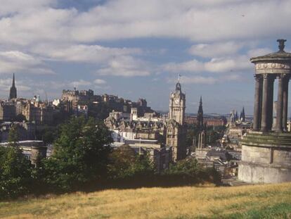 Vista de la ciudad de Edimburgo.