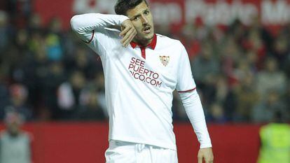 Jovetic, en un lance del Sevilla-Madrid.