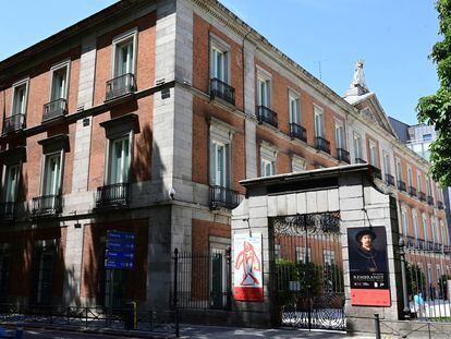 Fachada del Museo Thyssen-Bornemisza, en Madrid.