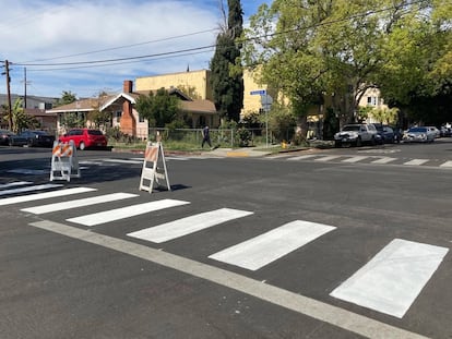 Una de las obras de Crosswalk Collective LA en Los Ángeles