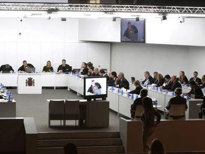 Sesión del juicio del Prestige