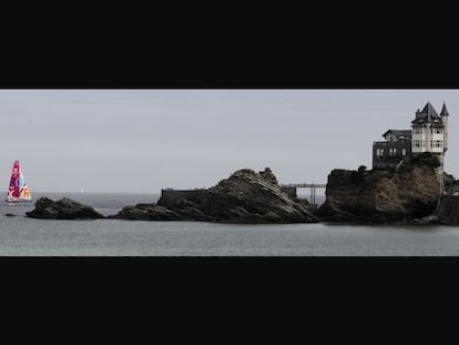 La Roca de la Virgen es uno de los rincones m&aacute;s reconocibles de Biarritz.