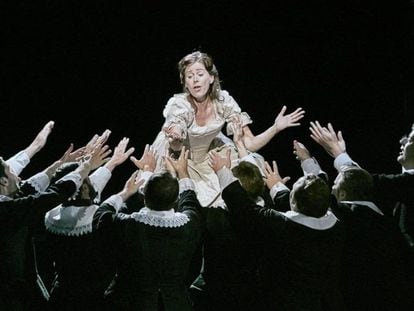 Un moment de l'òpera 'I puritani' de Vincenzo Bellini, amb la qual el Liceu obre la temporada.