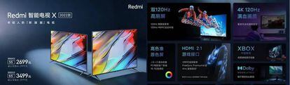Características de la Redmi Smart TV X 2022