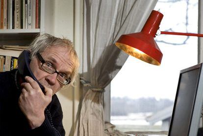 El dibujante Lars Vilks, ayer en su domicilio de Nyhamnslage, al sur de Suecia.