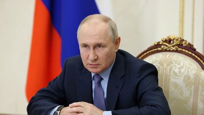 Vladímir Putin, este miércoles en el Kremlin.