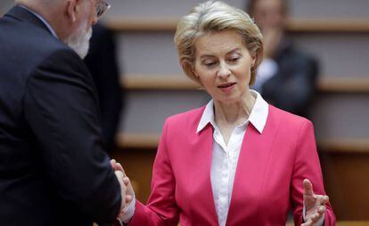 La presidenta electa de la Comisión Europea, Ursula von der Leyen.