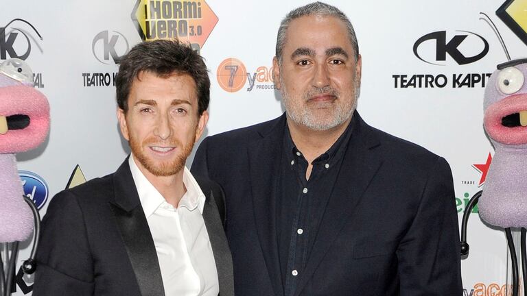 El presentador Pablo Motos (izquierda) y el productor Jorge Salvador.