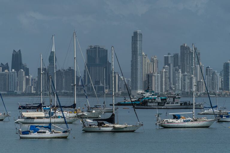 Vista del distrito Financiero de la Ciudad de Panamá.