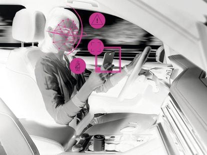 Una de las propuestas de monitorización inteligente consiste en equipar los volantes con una cámara que enfoque al conductor.