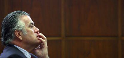 Luis Bárcenas, en el Senado en 2009.