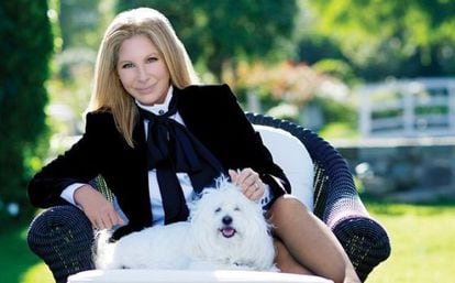 La foto de Barbra Streisand con la que estrenó su cuenta de Instagram.
