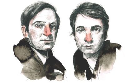 Una ilustración de Truffaut y Jean-Pierre Leaud.