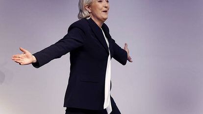 Marine le Pen, la candidata de la extrema derecha a las próximas elecciones francesas.