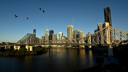 Vista de la ciudad australiana de Brisbane.