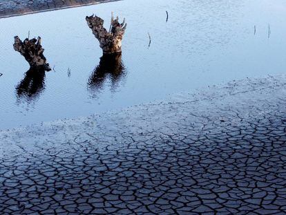 Embalse de Eiras, al 30% de su capacidad, a finales del año pasado.