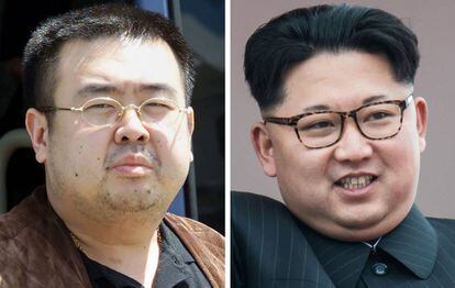 Como de foto de Kim Jong-Nam, y Kim Jong-Un.