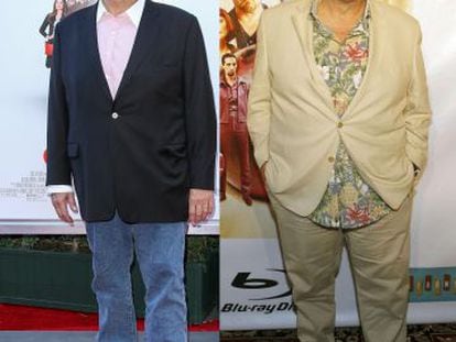 John Goodman en el estreno de 'Love the Coopers' el pasado diciembre. A la derecha, en 2011.